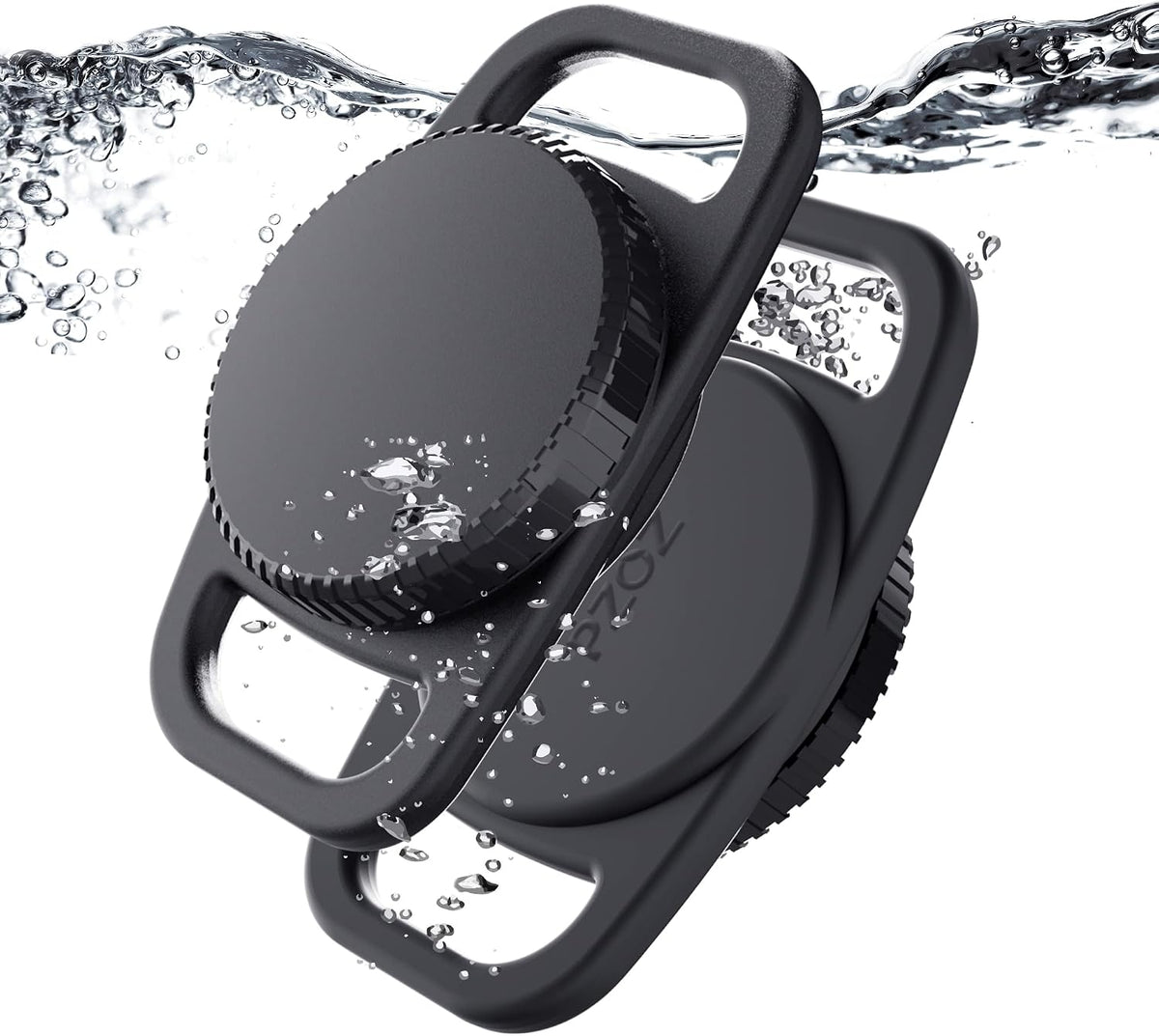 Apple Airtag Dog Collar Holder, Waterproof Pet Tracker Case, 2 Pack